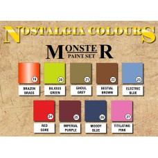 nostalgia '88 Monster Paint Set - 9 bottles